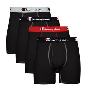 Champion Mens Everyday Cotton Stretch- 4 PackBoxer Briefs